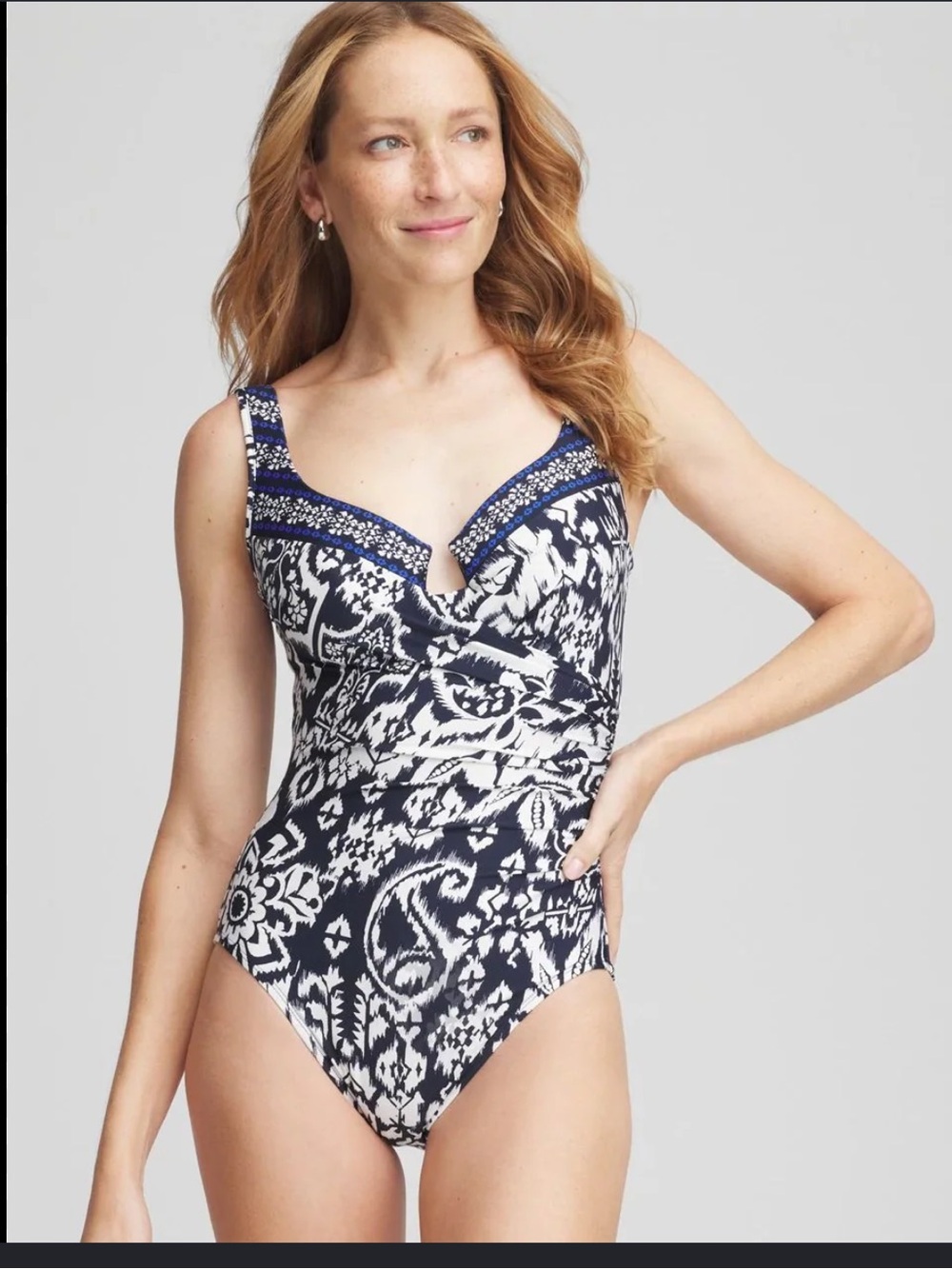 Miraclesuit Talavera Escape Mixed Print One-Piece Swimsuit Underwire